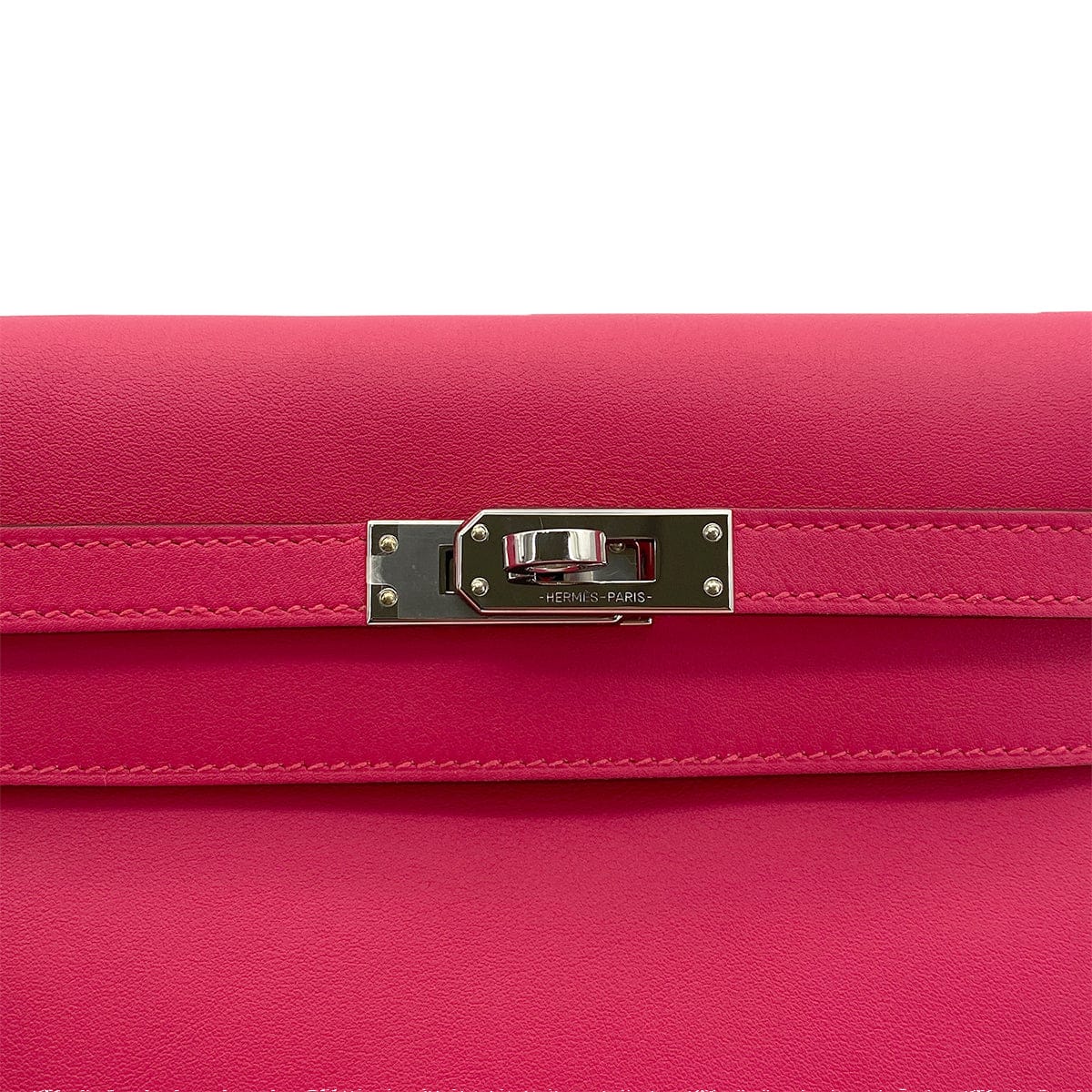 Luxury Promise Japan HERMES KELLY DANCE 2 FRAMBOISE VEAU SWIFT SHOULDER BAG W PHW 90304973