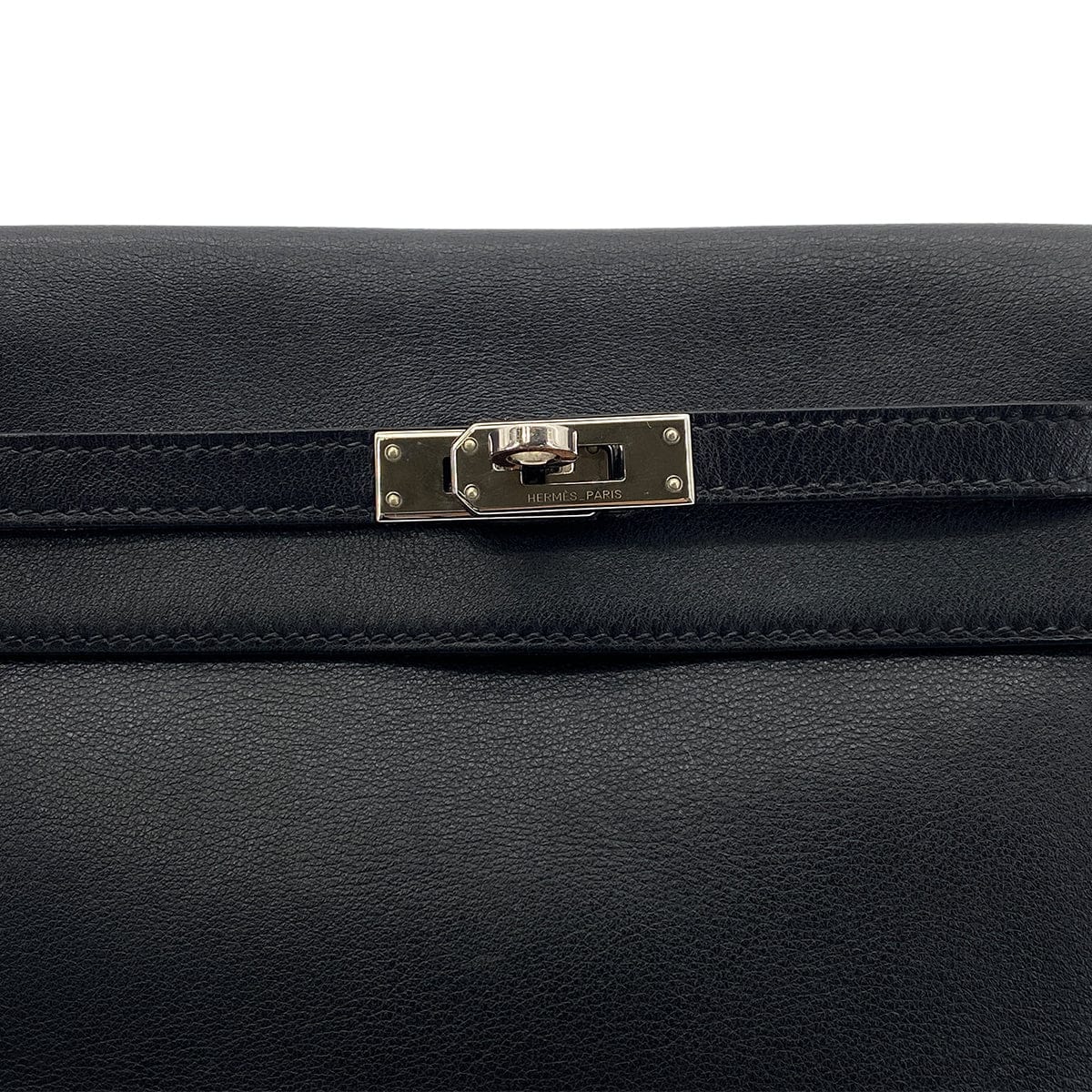 Luxury Promise Japan HERMES KELLY DANCE BLACK EVERCOLOR SHOULDER BAG □K SHW 90301737