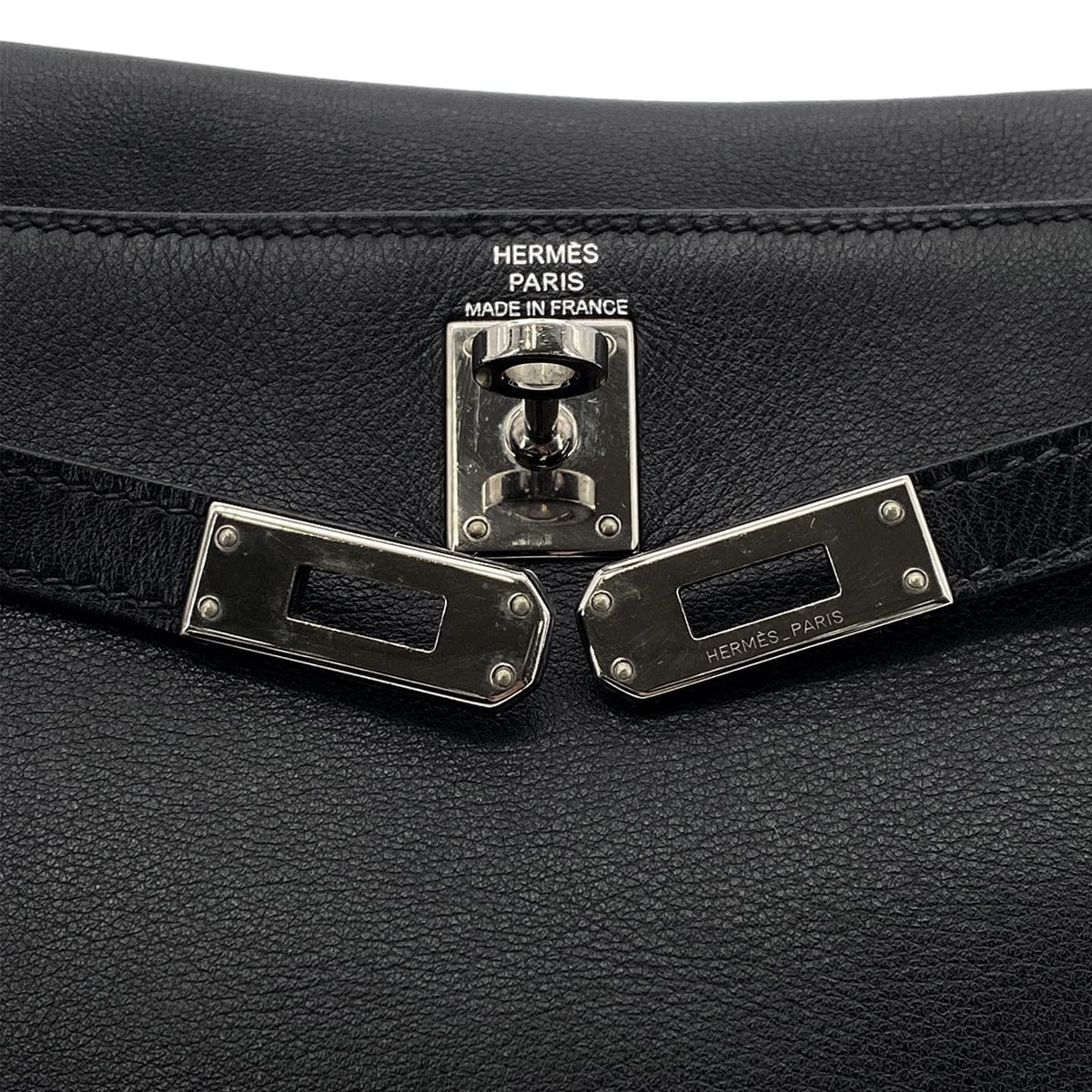 Luxury Promise Japan HERMES KELLY DANCE BLACK EVERCOLOR SHOULDER BAG □K SHW 90301737