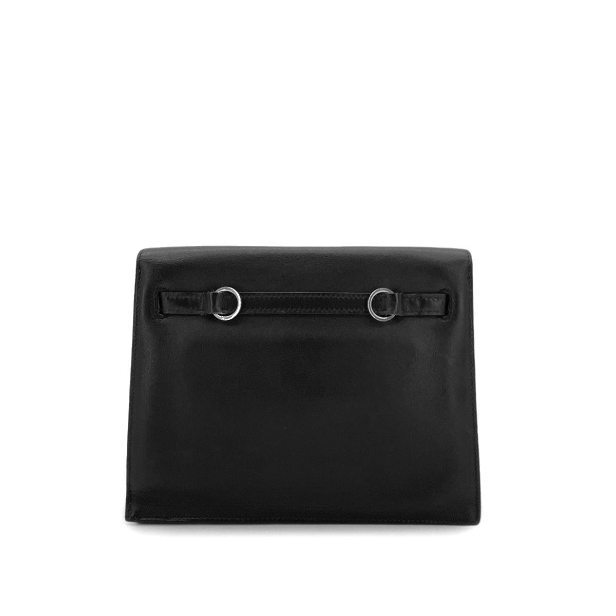 Luxury Promise Japan HERMES KELLY DANCE BLACK EVERCOLOR SHOULDER BAG □K SHW 90301737
