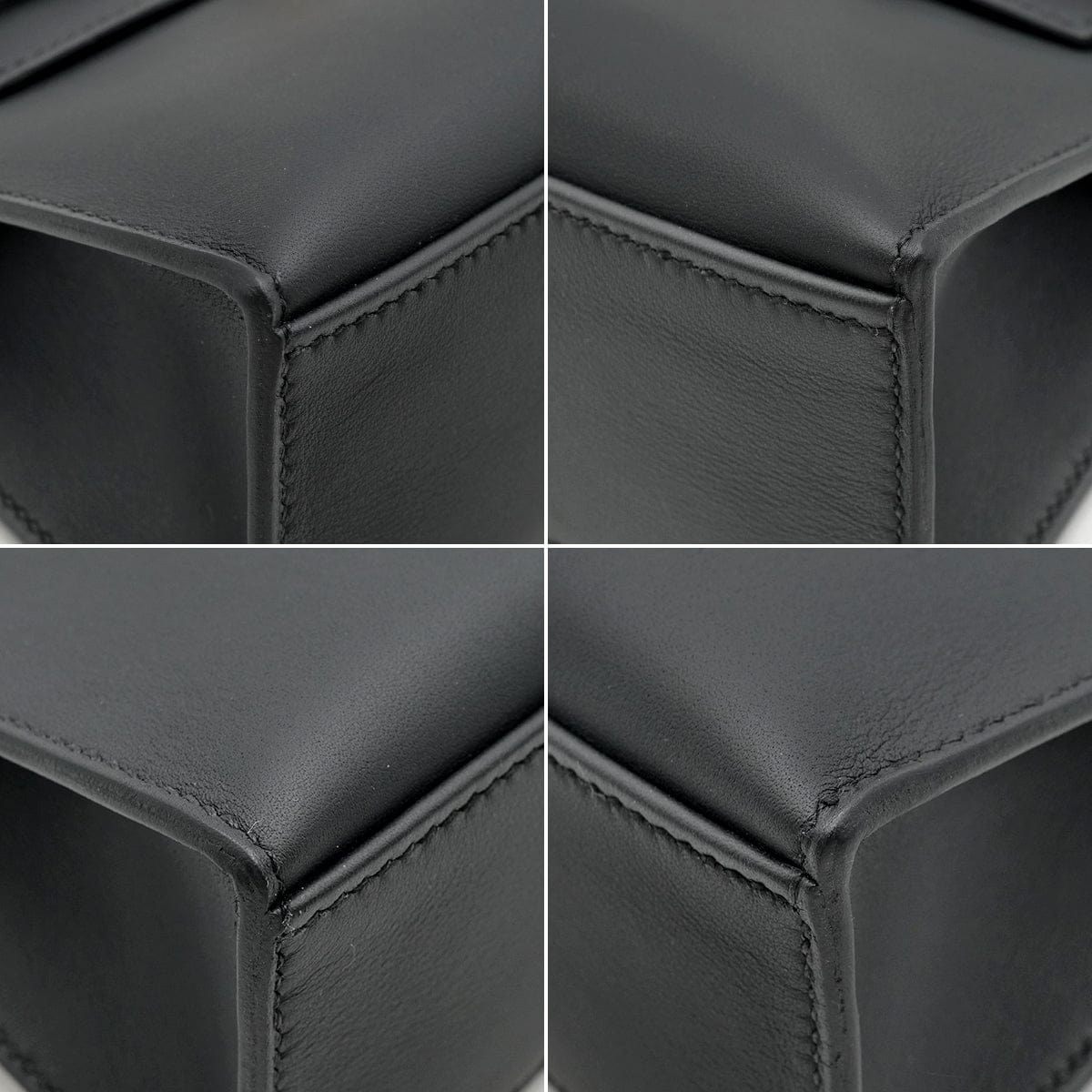 Luxury Promise Japan HERMES KELLY POCHETTE SELLIER BLACK VEAU SWIFT HAND BAG 2024 W STAMP GOLD HARDWARE 90331852