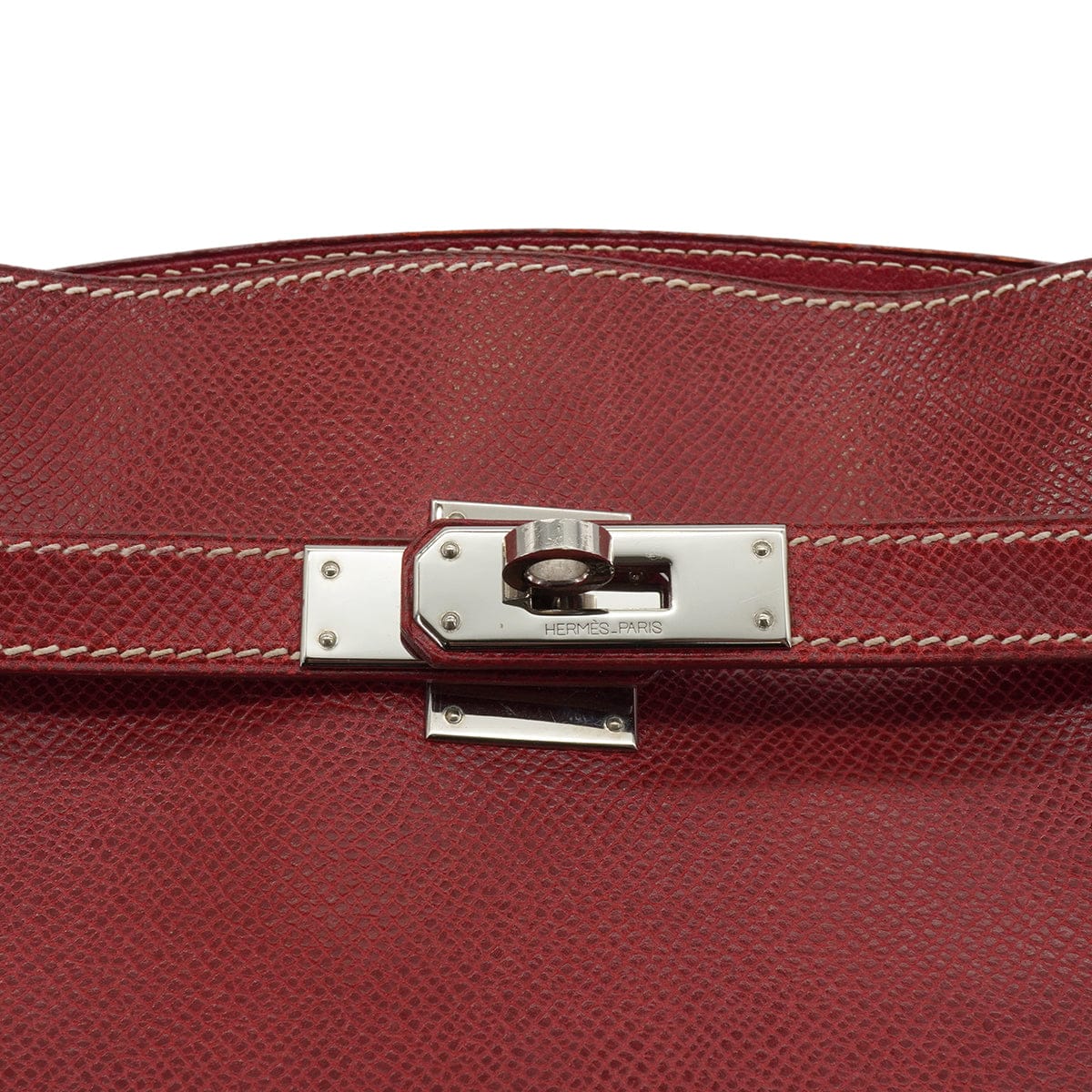 Luxury Promise Japan HERMES KELLY SPORTS MM ROUGE H LISSE SHOULDER BAG 2001 SQUARE E PALLADIUM HARDWARE 90339635