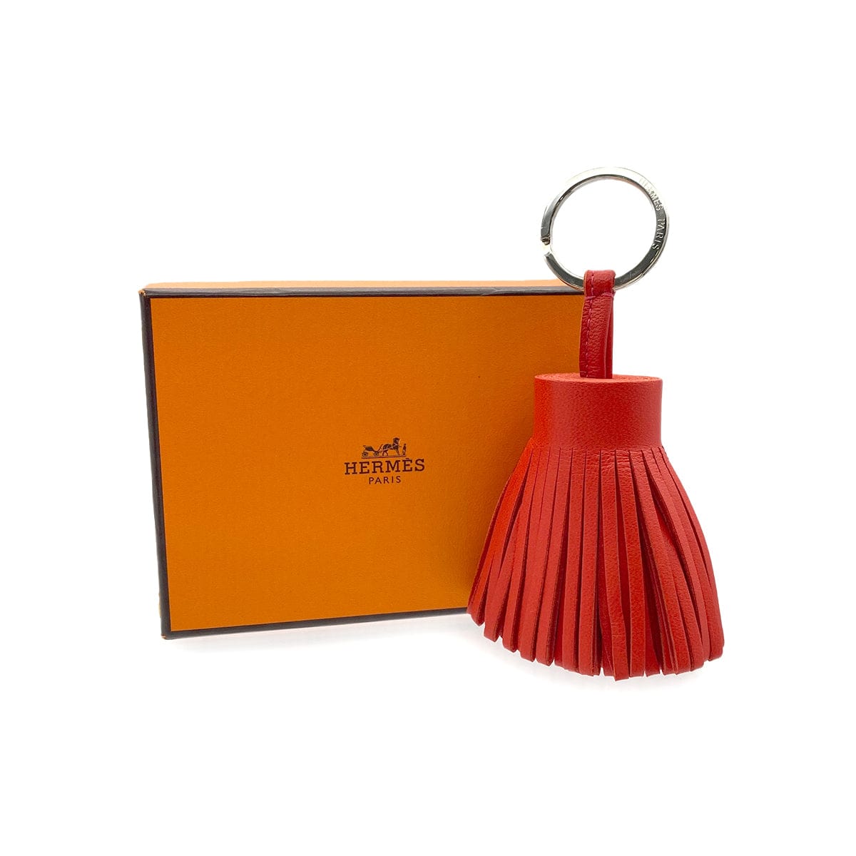 Luxury Promise Japan HERMES KEY CHARM CARMEN RED AGNEAU MILO 90273911