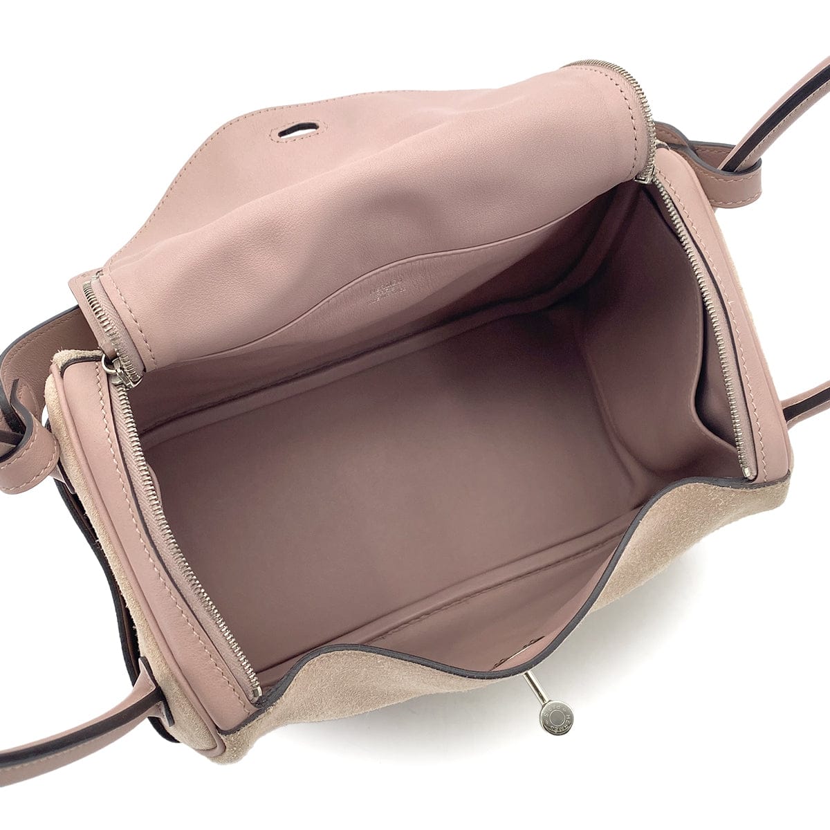 Luxury Promise Japan HERMES LINDY 26 GLYCINE SWIFT GRIZZLY SHOULDER BAG X SHW 90301706