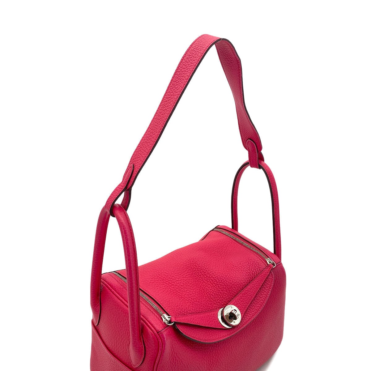 Luxury Promise Japan HERMES LINDY 26 ROSE EXTREME TAURILLON CLEMENCE SHOULDER BAG Y SHW 90291457