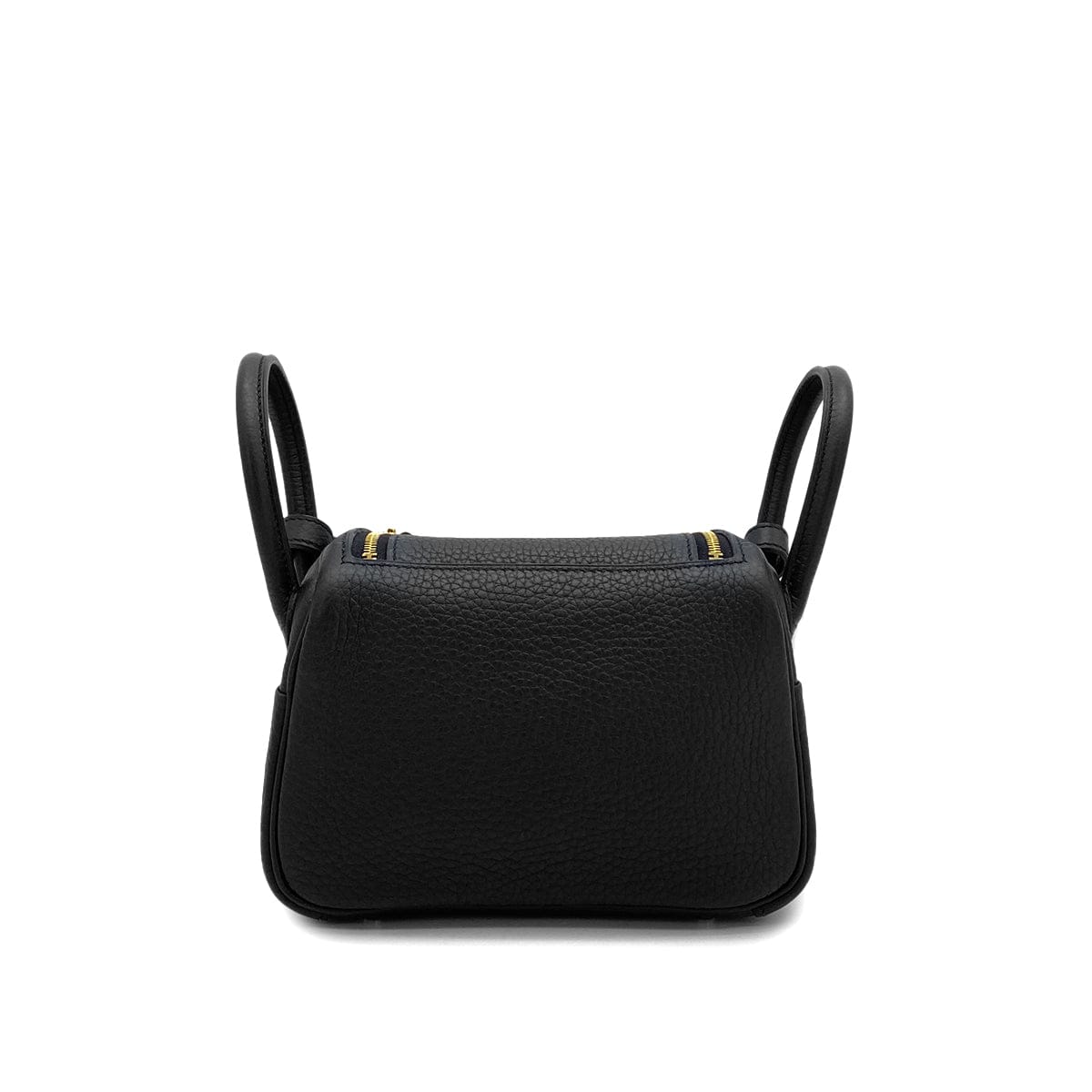 Luxury Promise Japan HERMES LINDY MINI BLACK TAURILLON CLEMENCE SHOULDER BAG 2025 K STAMP GOLD HARDWARE 90327289