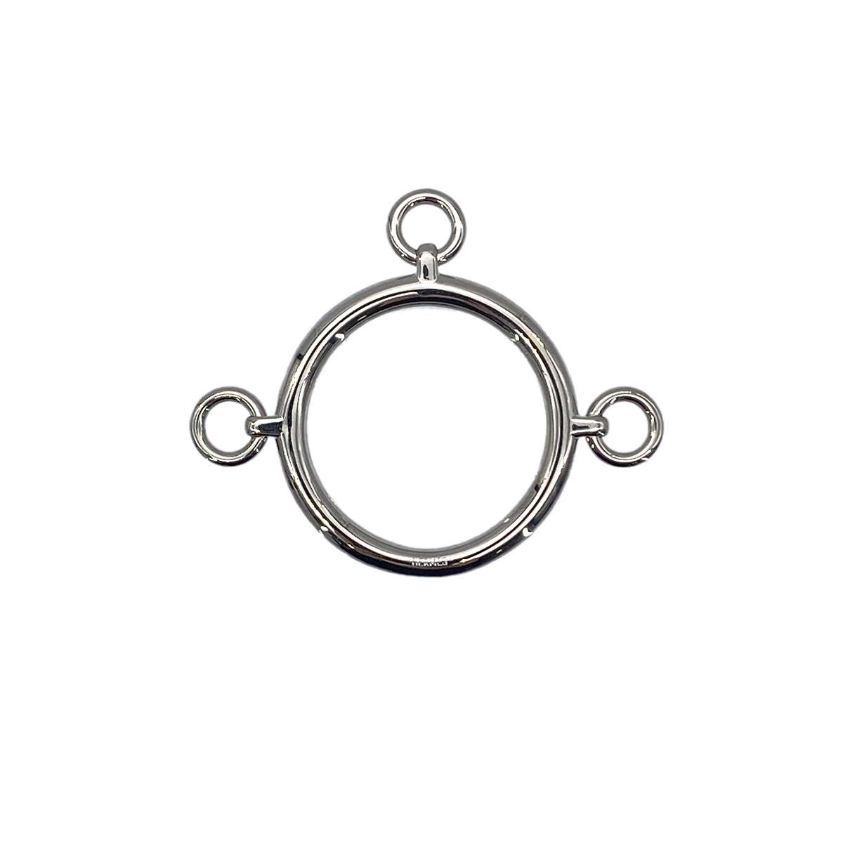Luxury Promise Japan HERMES MEGA LOOP SCARF RING SILVER ACCESSORY 90276716