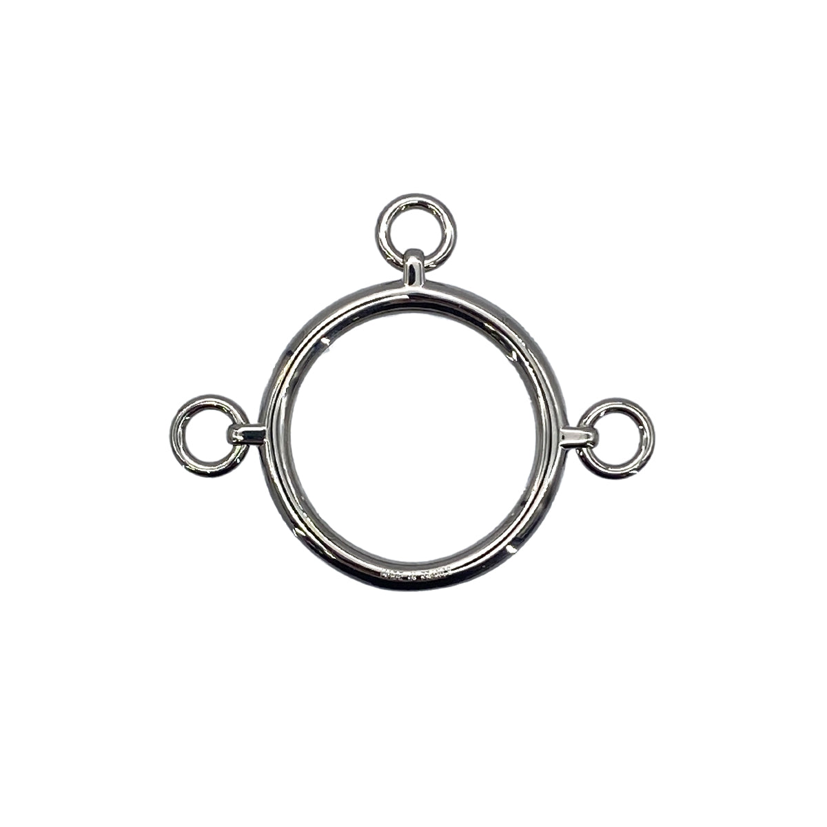 Luxury Promise Japan HERMES MEGA LOOP SCARF RING SILVER ACCESSORY 90276716