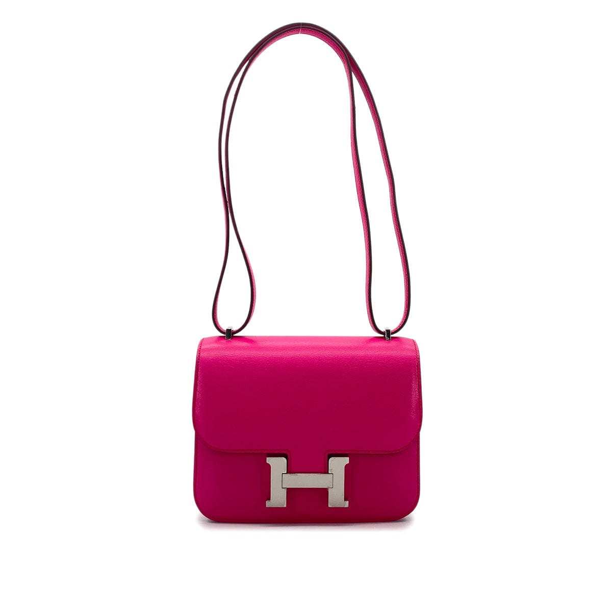 Luxury Promise Japan HERMES MINI CONSTANCE 3 MINI 18 ROSE POP CHEVRE SHOULDER BAG B SHW 90284399
