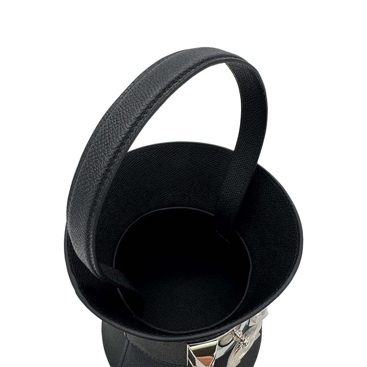 Luxury Promise Japan HERMES MINI MEDOR COLLIER DE CHIEN BLACK VEAU EPSOM HAND BAG W 90285921