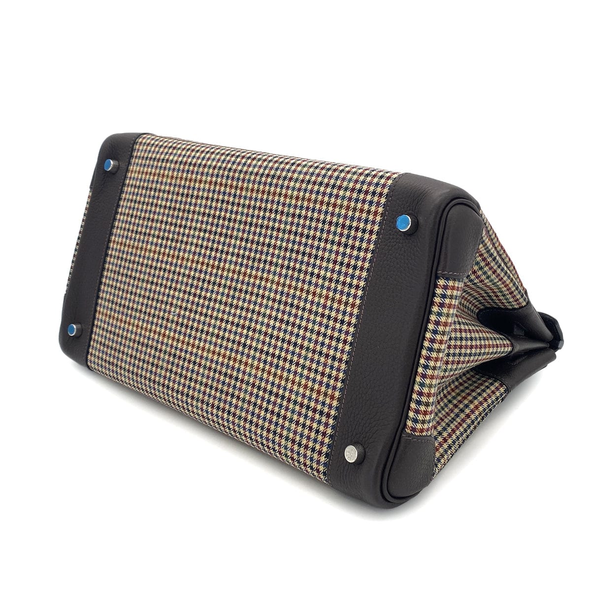 Luxury Promise Japan HERMES PARIS COLLECTION DEFILE LIMITED BIRKIN 35 LAINAGE EBENE TAURILLON CLEMENCE CARREAUX □K 90282053