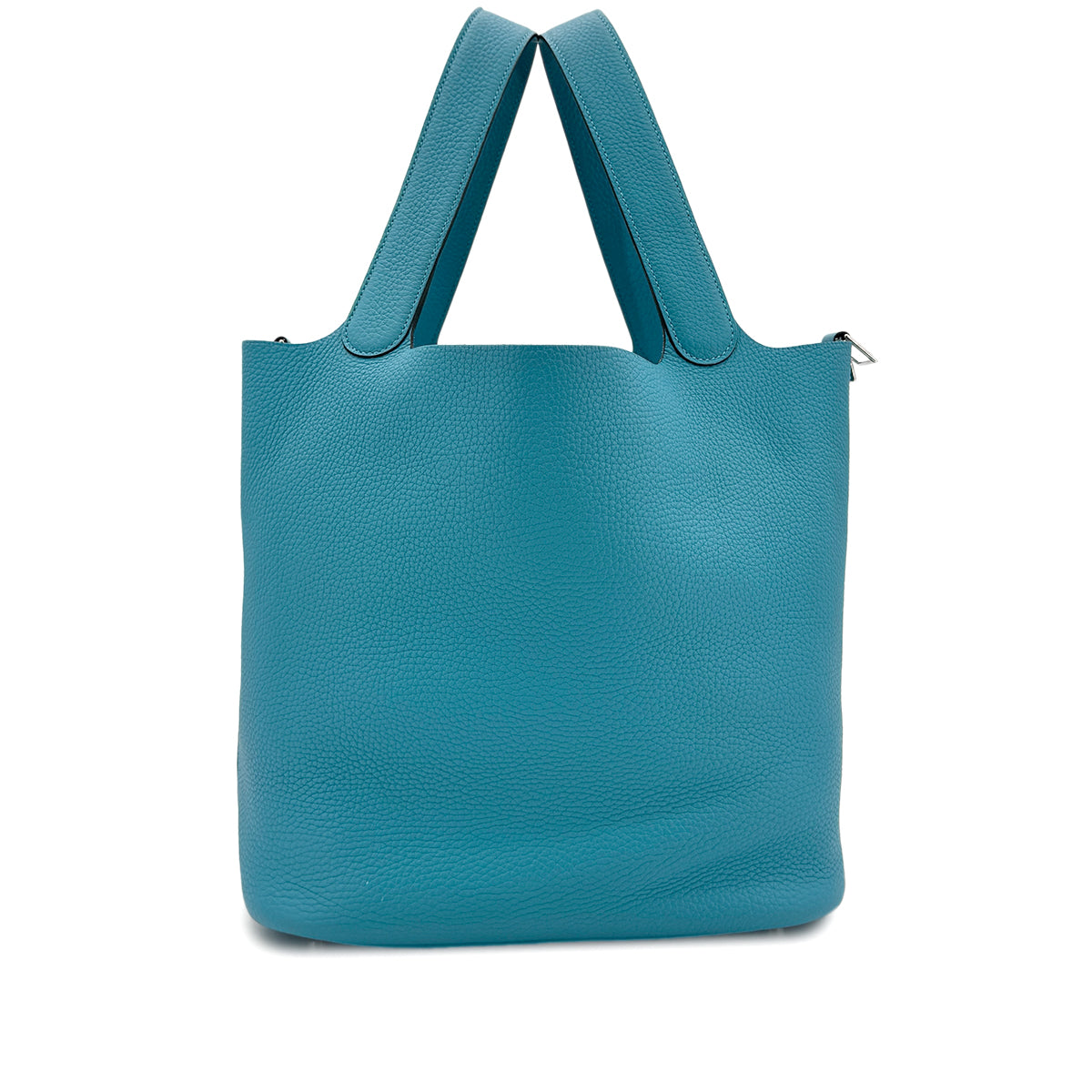Luxury Promise Japan HERMES PICOTIN LOCK GM TURQUOISE TAURILLON CLEMENCE HAND BAG T SHW 90296214