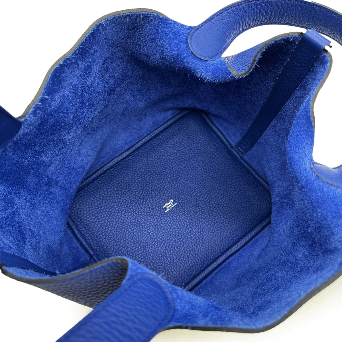 Luxury Promise Japan HERMES PICOTIN LOCK MM BLUE ROYAL TAURILLON CLEMENCE HAND BAG U SHW 90300852
