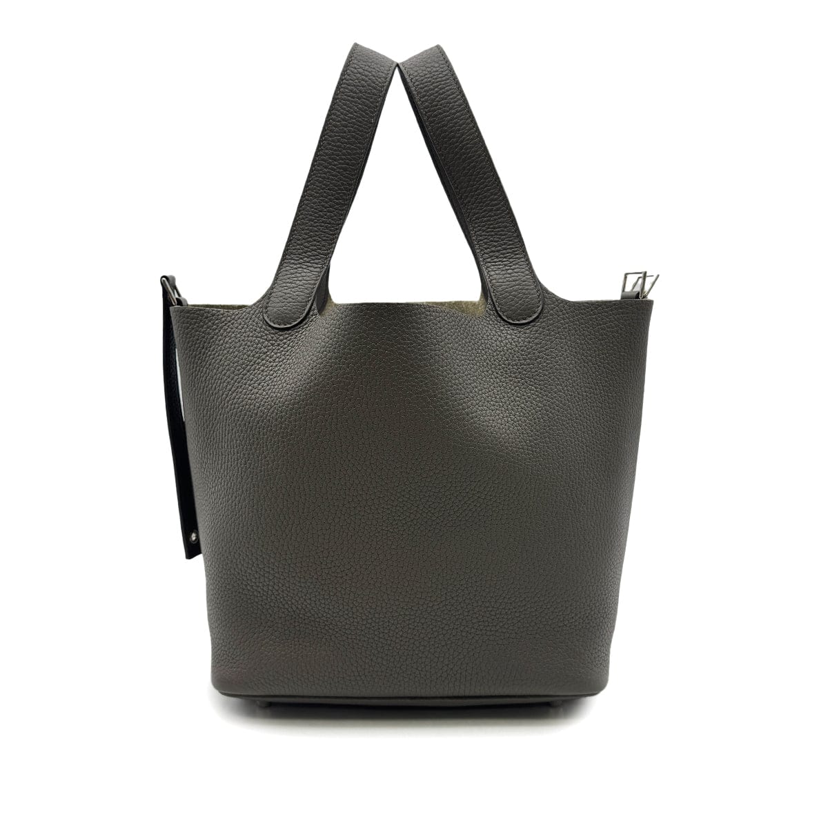 Luxury Promise Japan HERMES PICOTIN LOCK MM GRIS MEYER TAURILLON CLEMENCE HAND BAG D SHW 90299754