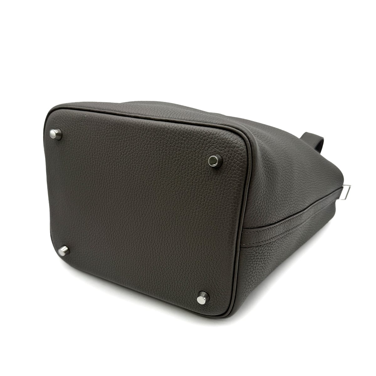 Luxury Promise Japan HERMES PICOTIN LOCK MM GRIS MEYER TAURILLON CLEMENCE HAND BAG D SHW 90299754