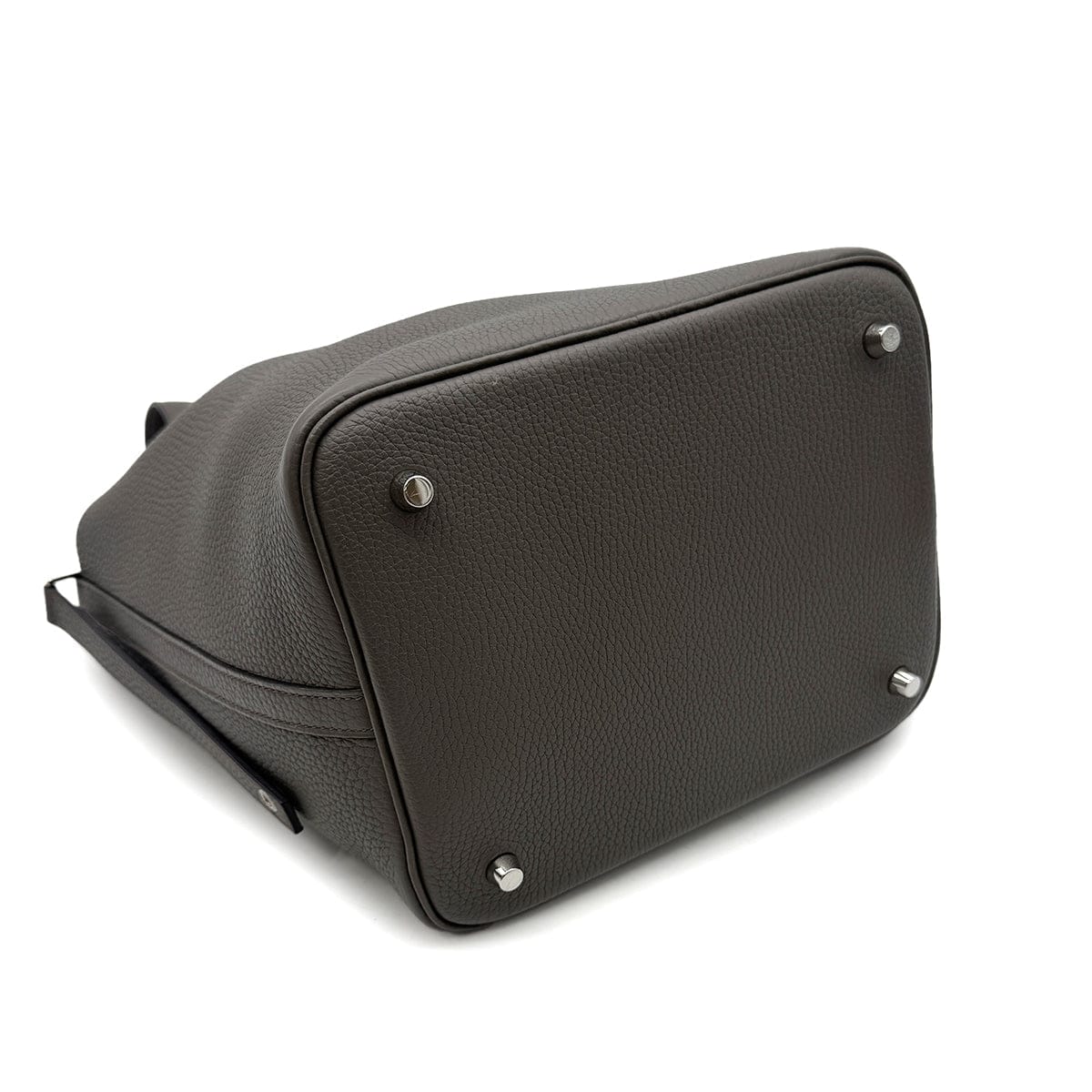 Luxury Promise Japan HERMES PICOTIN LOCK MM GRIS MEYER TAURILLON CLEMENCE HAND BAG D SHW 90299754