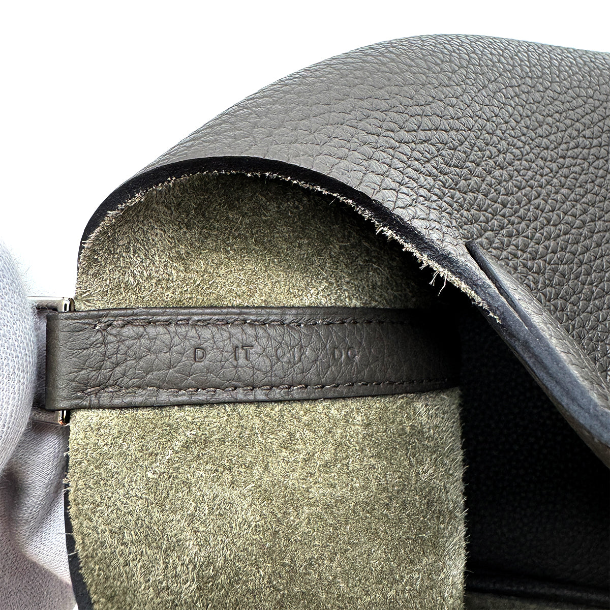 Luxury Promise Japan HERMES PICOTIN LOCK MM GRIS MEYER TAURILLON CLEMENCE HAND BAG D SHW 90299754