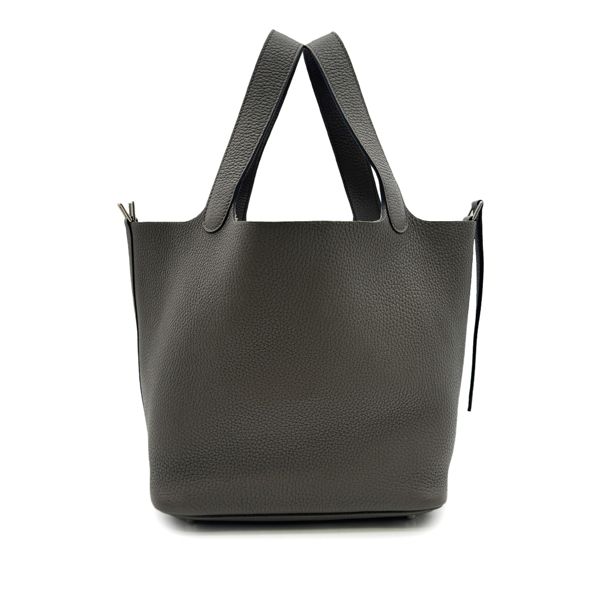 Luxury Promise Japan HERMES PICOTIN LOCK MM GRIS MEYER TAURILLON CLEMENCE HAND BAG D SHW 90299754