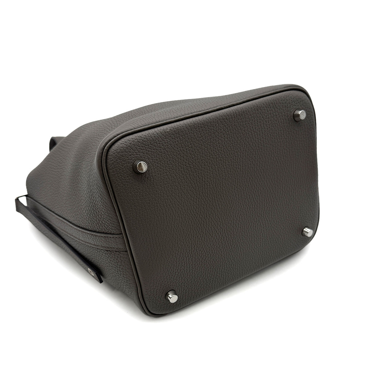 Luxury Promise Japan HERMES PICOTIN LOCK MM GRIS MEYER TAURILLON CLEMENCE HAND BAG D SHW 90299754