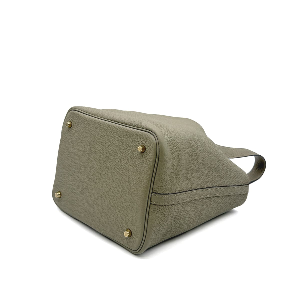 Luxury Promise Japan HERMES PICOTIN LOCK MM SAUGE TAURILLON CLEMENCE HAND BAG A GHW 90296043