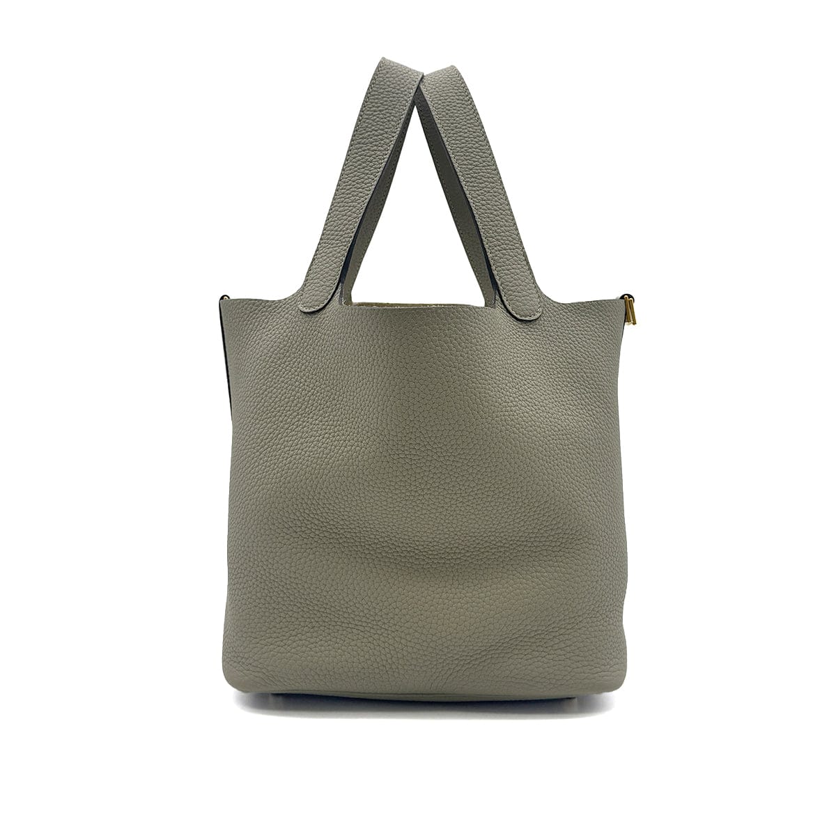 Luxury Promise Japan HERMES PICOTIN LOCK MM SAUGE TAURILLON CLEMENCE HAND BAG A GHW 90296043