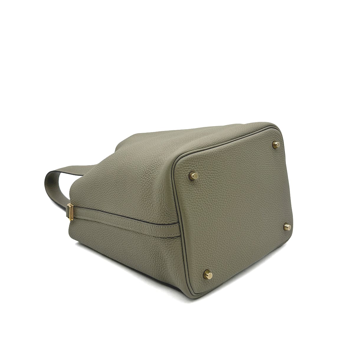 Luxury Promise Japan HERMES PICOTIN LOCK MM SAUGE TAURILLON CLEMENCE HAND BAG A GHW 90296043