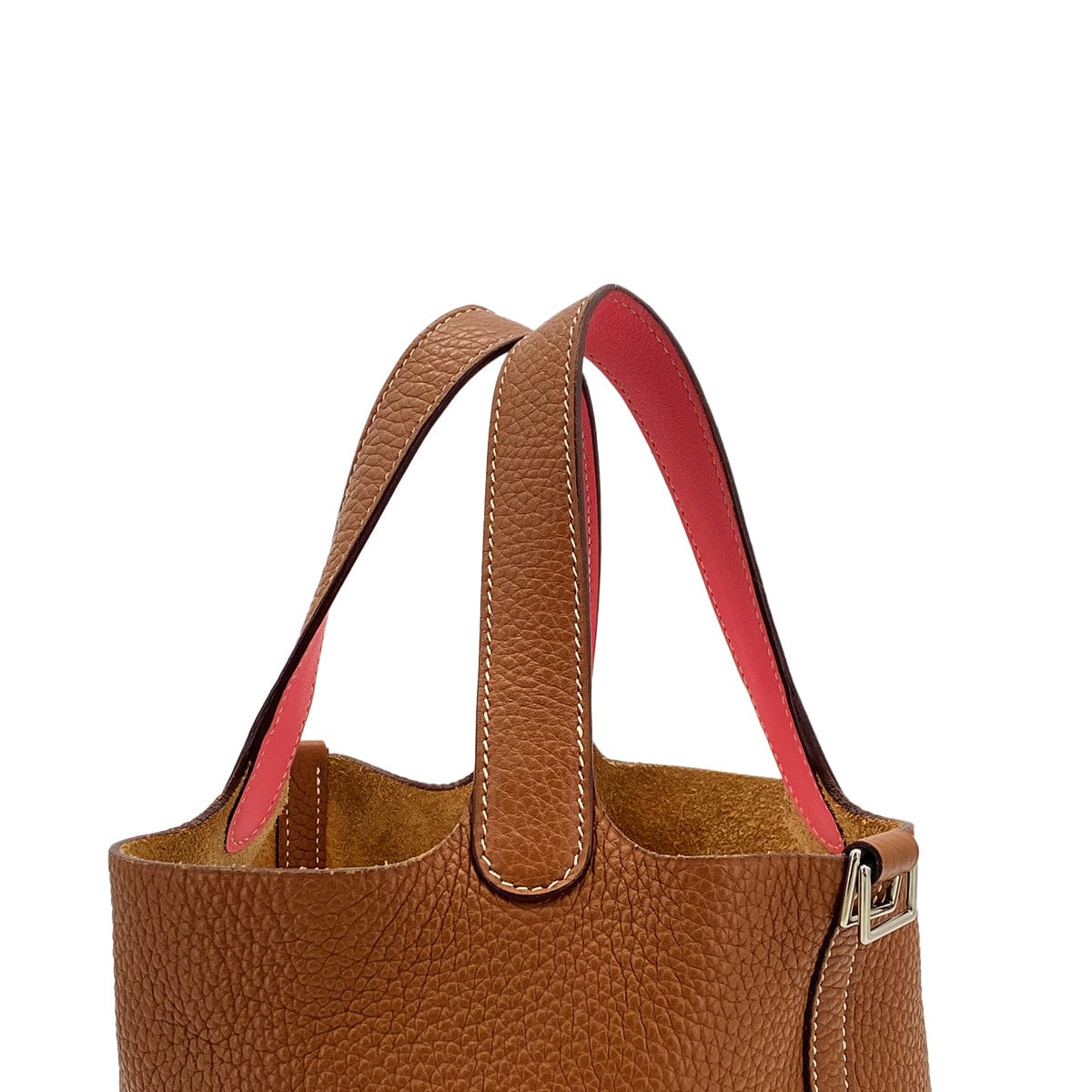 Luxury Promise Japan HERMES PICOTIN LOCK PM ECLAT GOLD ROSE AZALEE TAURILLON CLEMENCE HAND BAG D SHW 90301732