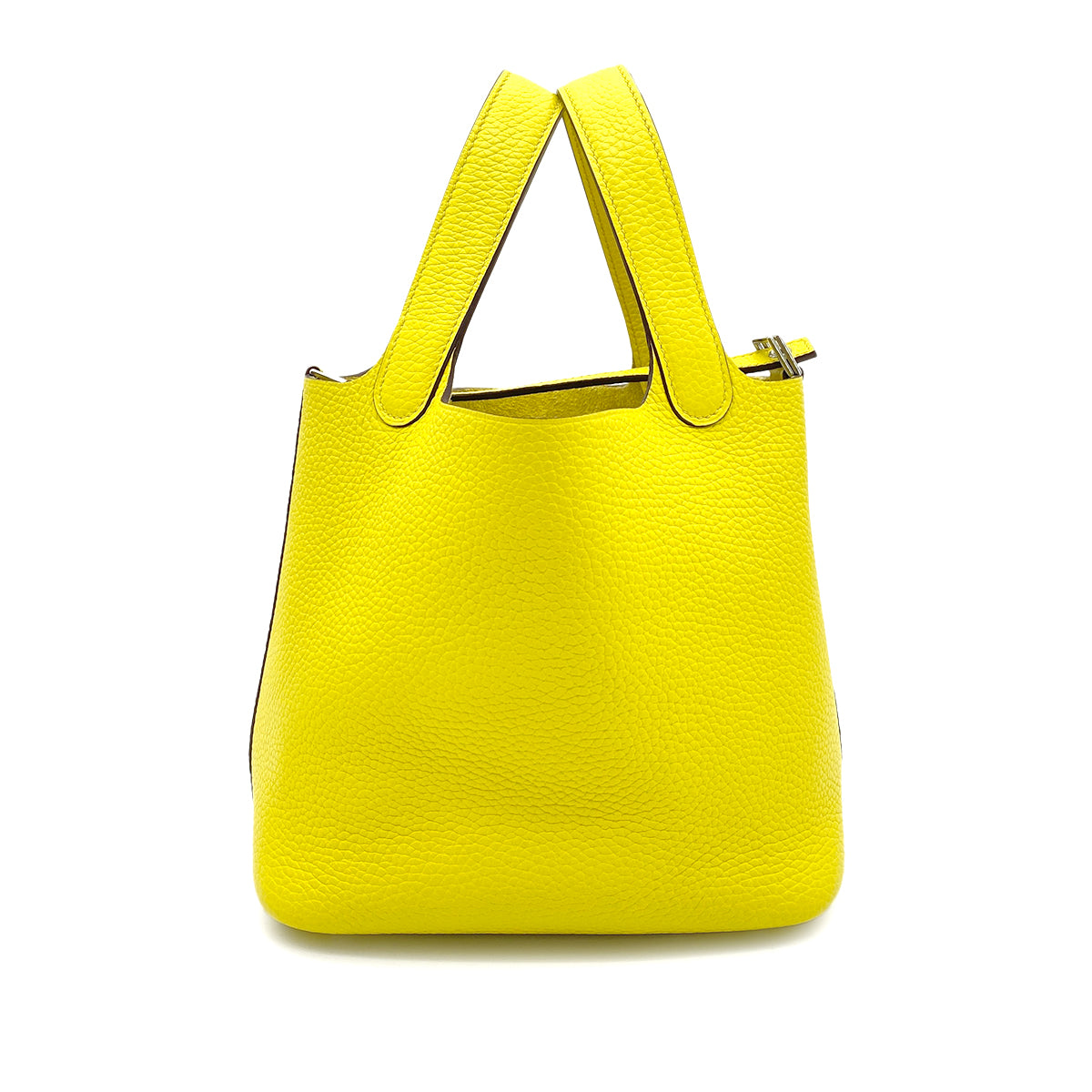 Luxury Promise Japan HERMES PICOTIN LOCK PM LIME TAURILLON CLEMENCE HAND BAG B 90259706