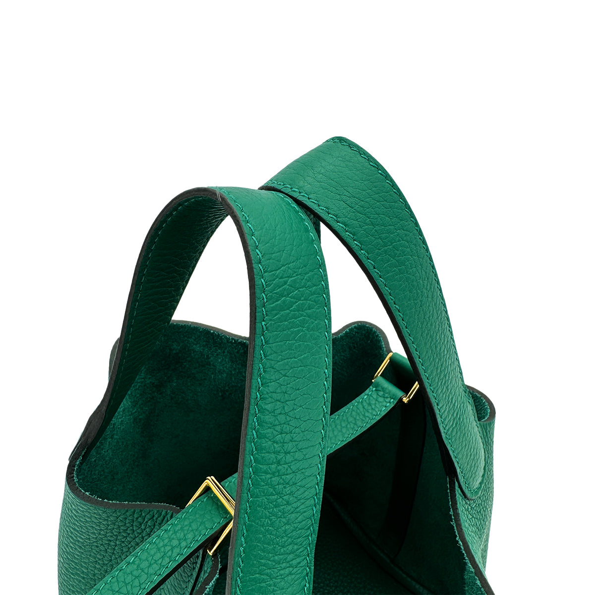 Luxury Promise Japan HERMES PICOTIN LOCK PM VERT VERTIGO TAURILLON CLEMENCE HAND BAG B GHW 90299172
