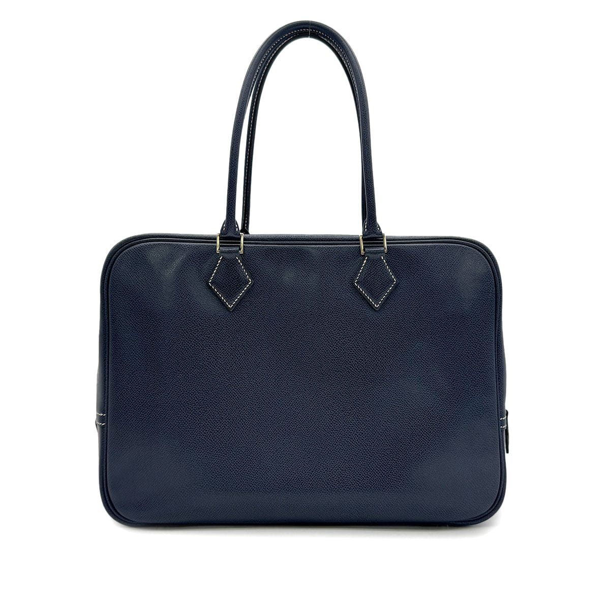 Luxury Promise Japan HERMES PLUME 32 BLUE ROY LISSE HAND BAG □F PHW 90304771