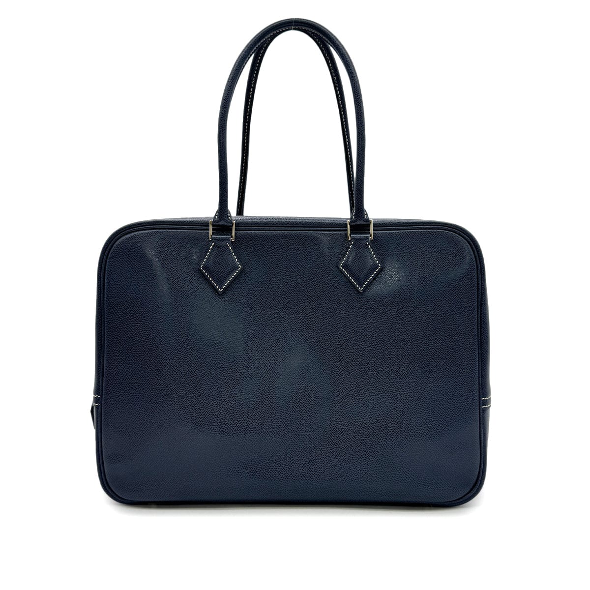 Luxury Promise Japan HERMES PLUME 32 BLUE ROY LISSE HAND BAG □F PHW 90304771