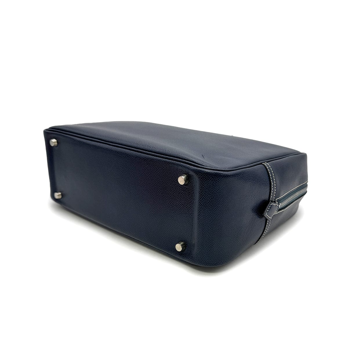 Luxury Promise Japan HERMES PLUME 32 BLUE ROY LISSE HAND BAG □F PHW 90304771