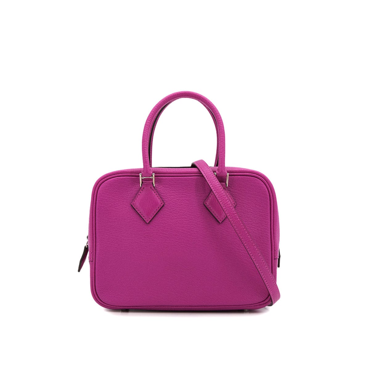 Luxury Promise Japan HERMES PLUME2 MINI ROSE PURPLE CHEVRE HAND SHOULDER BAG 2017 A STAMP PALLADIUM HARDWARE 90323192