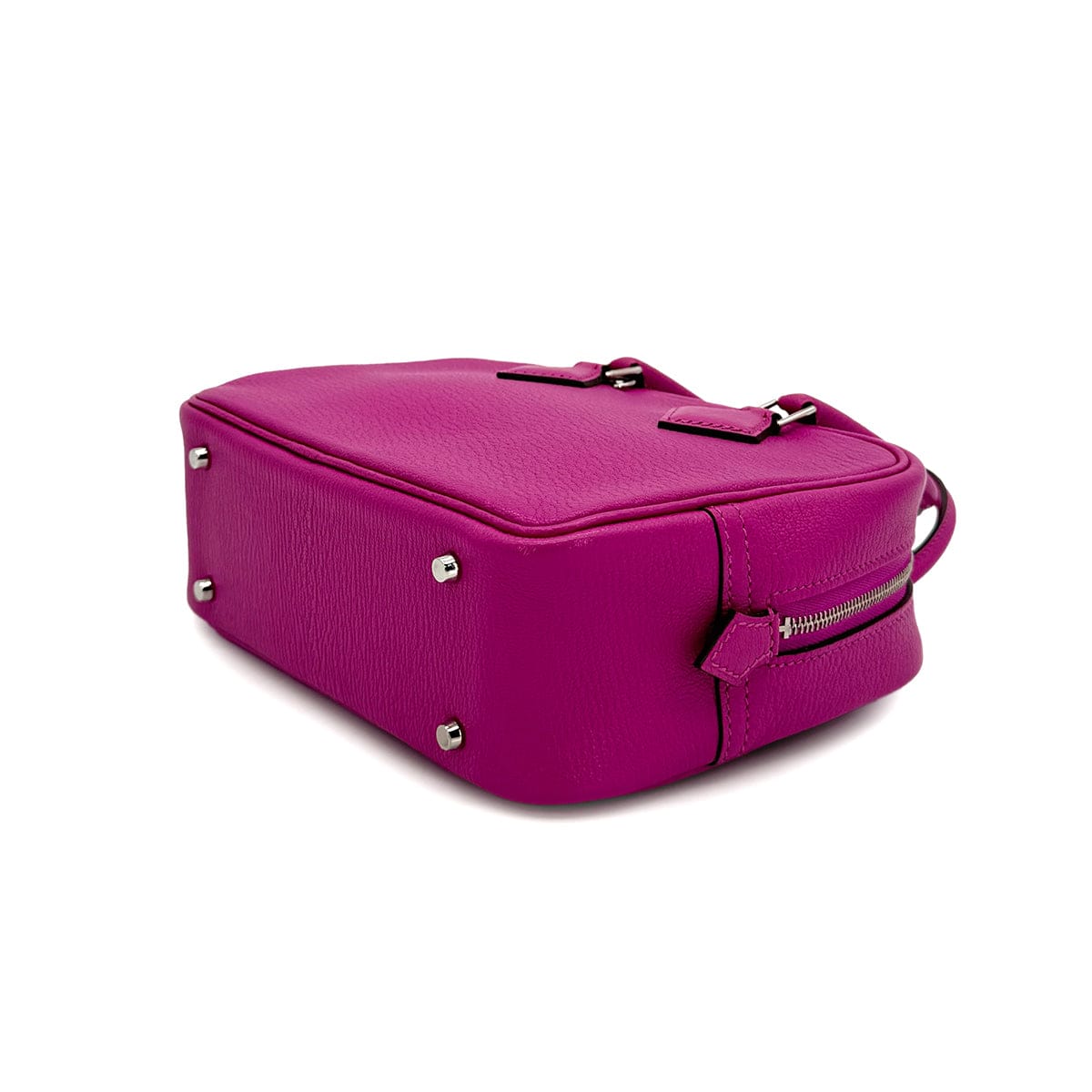 Luxury Promise Japan HERMES PLUME2 MINI ROSE PURPLE CHEVRE HAND SHOULDER BAG 2017 A STAMP PALLADIUM HARDWARE 90323192