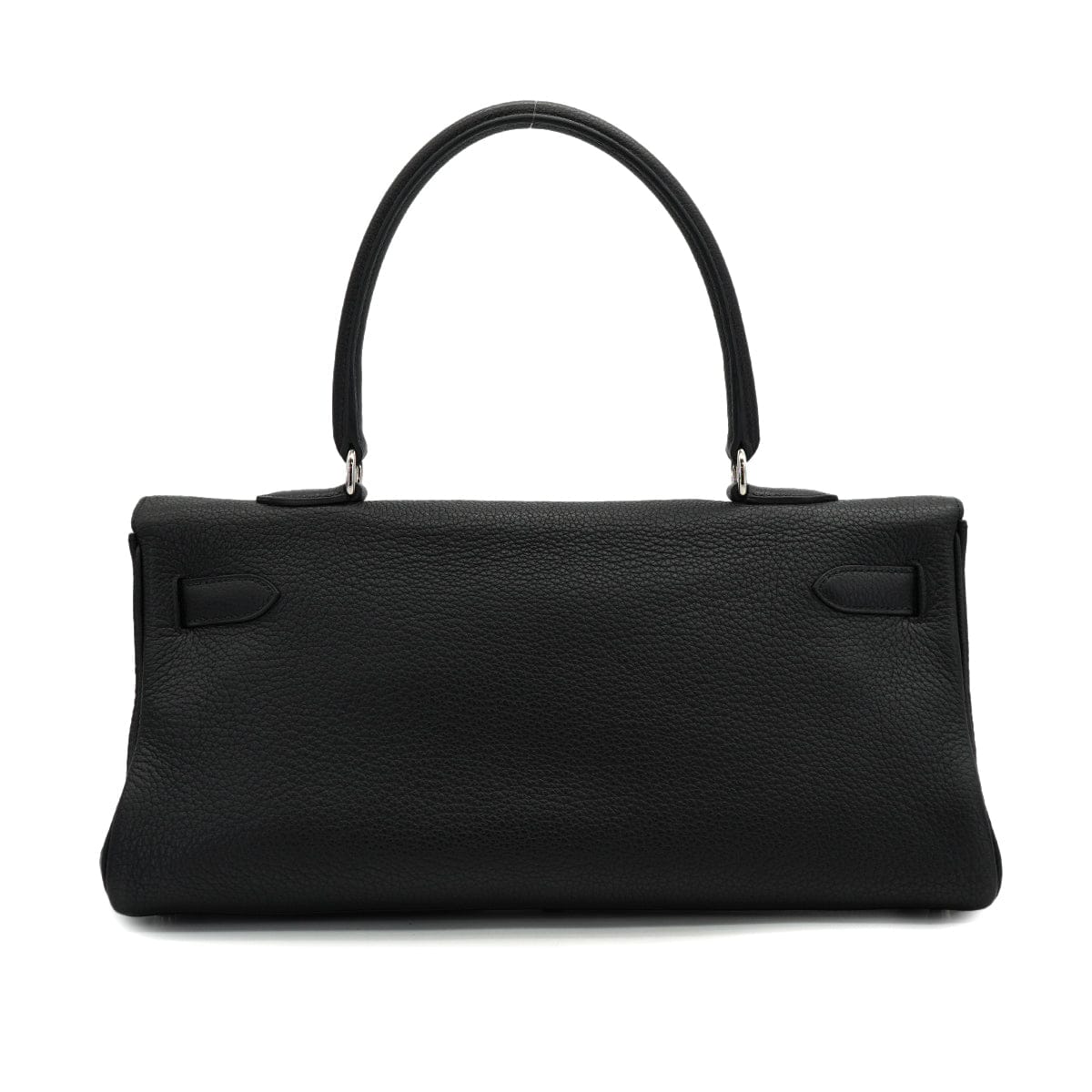 Luxury Promise Japan HERMES SHOULDER KELLY 40 BLACK TAURILLON CLEMENCE HAND BAG 2008 SQUARE L PALLADIUM HARDWARE 90327154