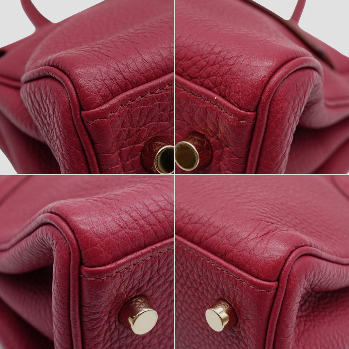 Luxury Promise Japan HERMES SHOULDER KELLY 42 RUBIS TAURILLON CLEMENCE HAND SHOULDER BAG 2011 SQUARE O GOLD HARDWARE 90339881