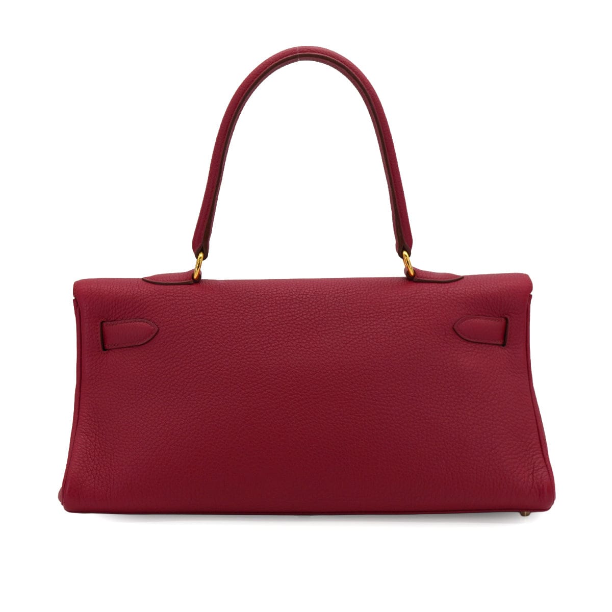 Luxury Promise Japan HERMES SHOULDER KELLY 42 RUBIS TAURILLON CLEMENCE HAND SHOULDER BAG 2011 SQUARE O GOLD HARDWARE 90339881