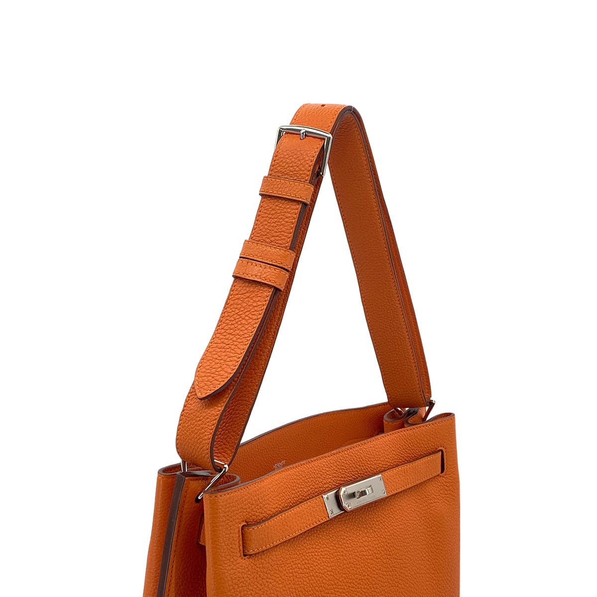 Luxury Promise Japan HERMES SO KELLY 26 ORANGE TAURILLON CLEMENCE SHOULDER BAG □L SHW 90301741