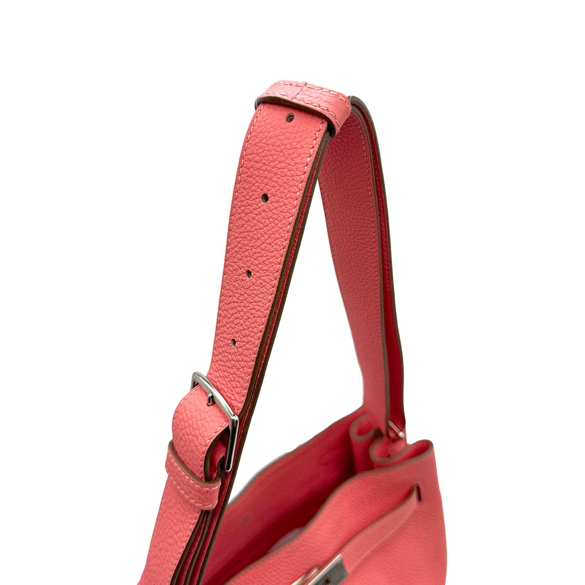 Luxury Promise Japan HERMES SO KELLY 26 ROSE LIPSTICK TAURILLON CLEMENCE SHOULDER BAG 2013 SQUARE Q PALLADIUM HARDWARE 90308972
