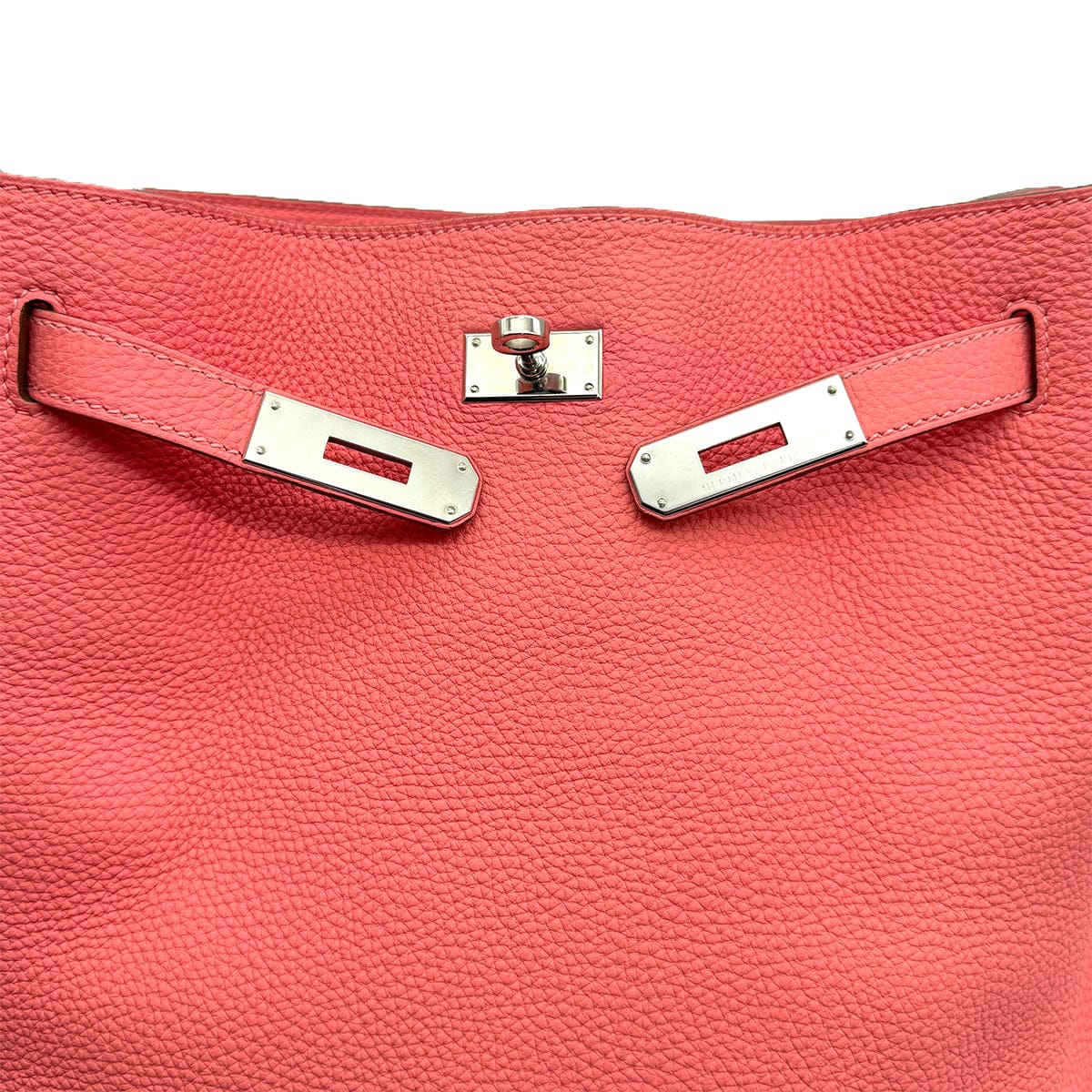 Luxury Promise Japan HERMES SO KELLY 26 ROSE LIPSTICK TAURILLON CLEMENCE SHOULDER BAG 2013 SQUARE Q PALLADIUM HARDWARE 90308972