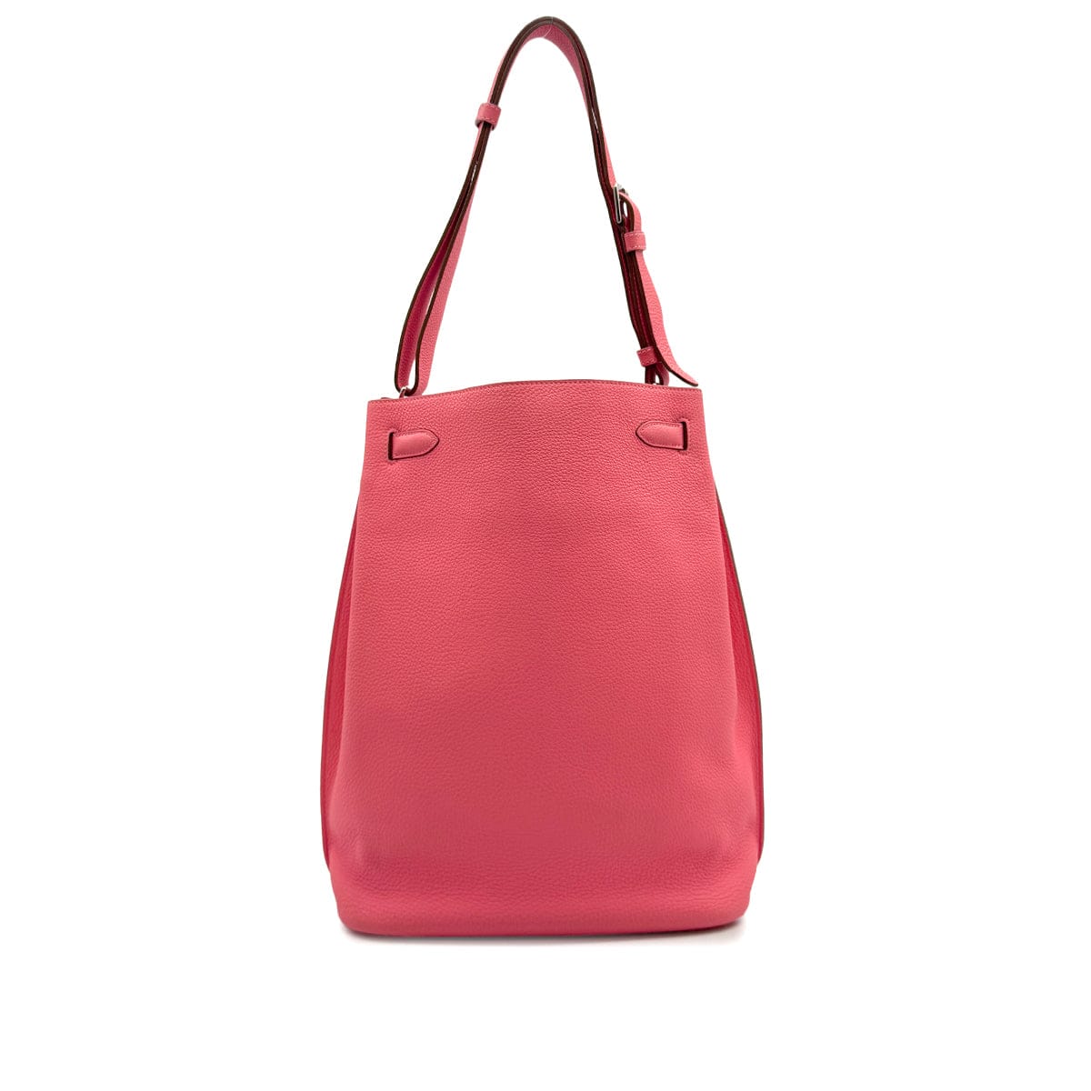 Luxury Promise Japan HERMES SO KELLY 26 ROSE LIPSTICK TAURILLON CLEMENCE SHOULDER BAG 2013 SQUARE Q PALLADIUM HARDWARE 90308972