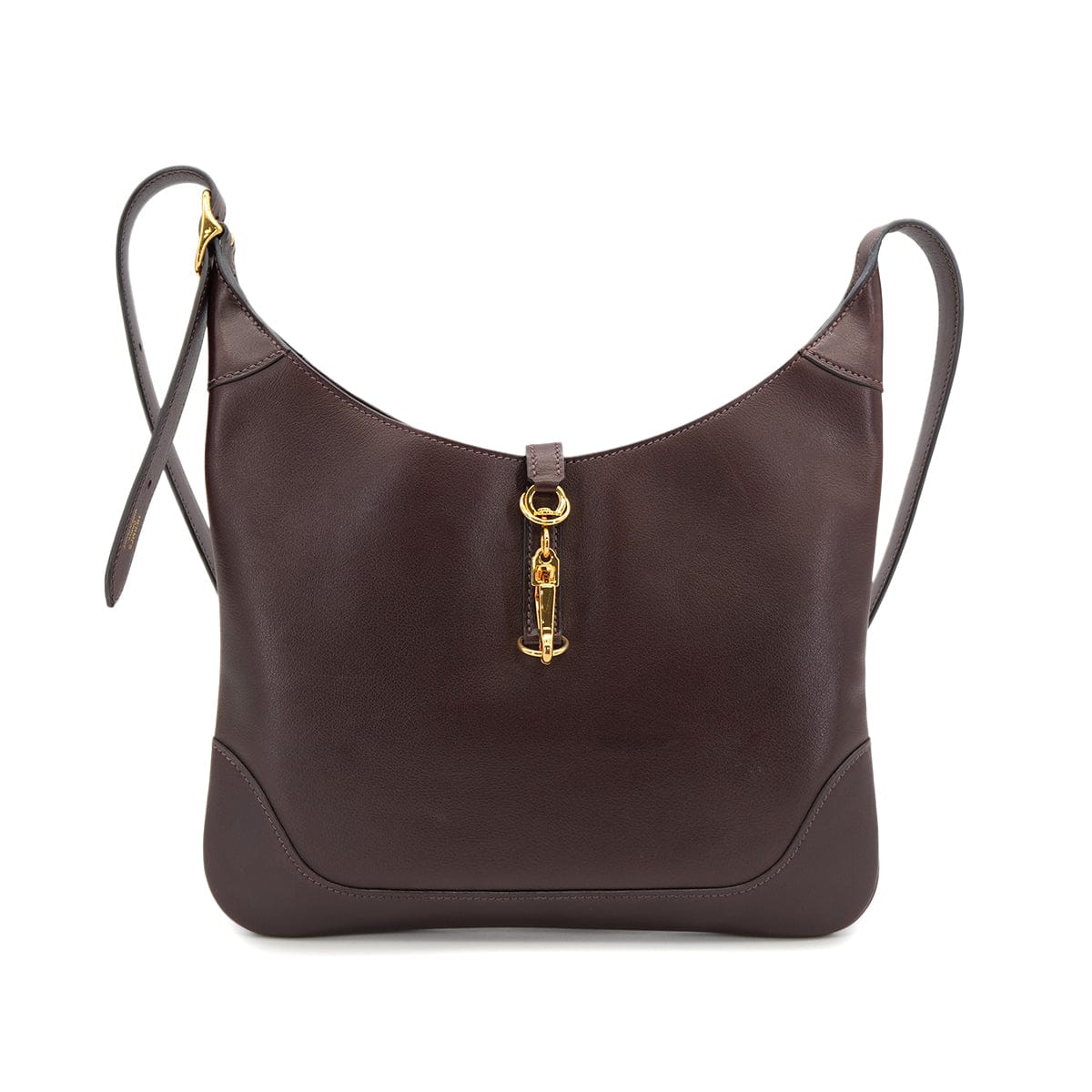 Luxury Promise Japan HERMES TRIM 31 EBENE EVER GRAIN SHOULDER BAG 2020 Y STAMP GOLD HARDWARE 90323084