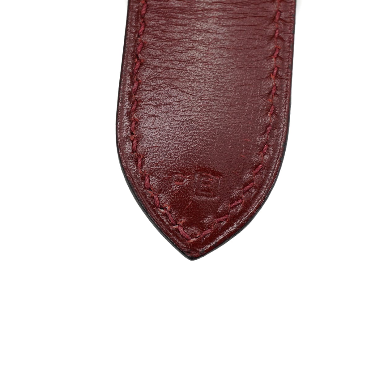 Luxury Promise Japan HERMES TRIM 35 ROUGE H VIBRATO BOX CALF SHOULDER BAG 2001 SQUARE E GOLD HARDWARE 90326784