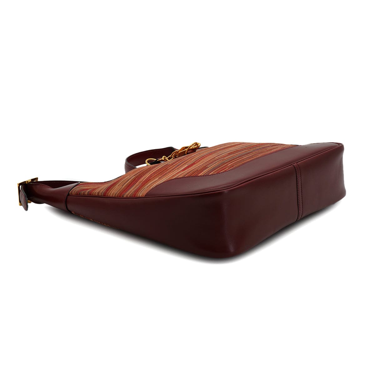 Luxury Promise Japan HERMES TRIM 35 ROUGE H VIBRATO BOX CALF SHOULDER BAG 2001 SQUARE E GOLD HARDWARE 90326784
