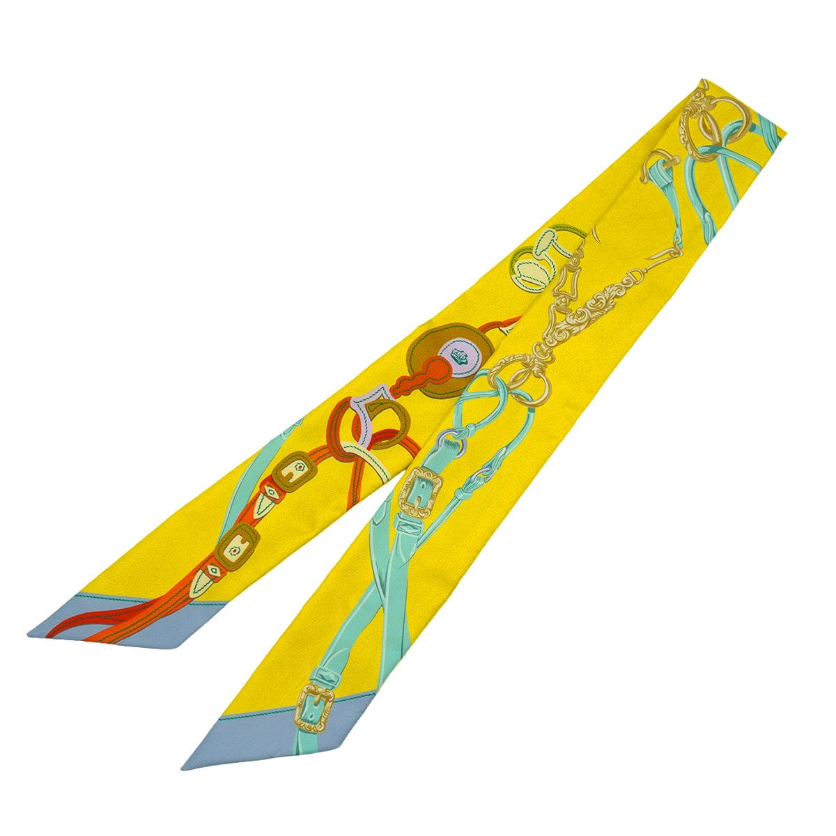 Luxury Promise Japan HERMES TWILLY BRIDES DE GALA APPLIQ SCARF MULTICOLOR SILK 90344581