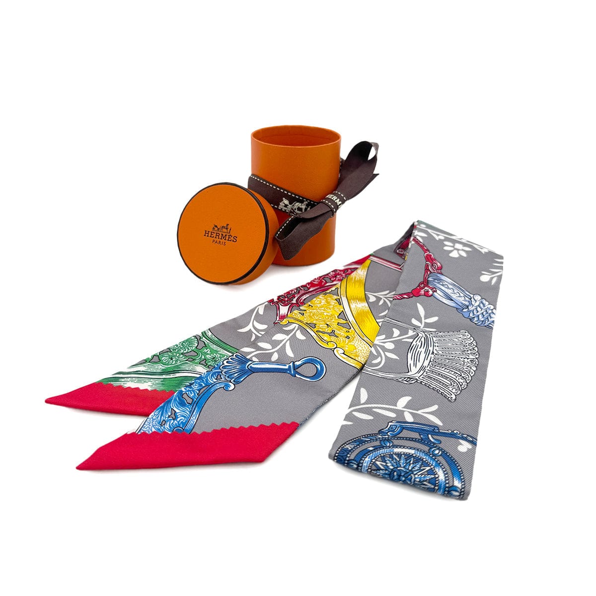 Luxury Promise Japan HERMES TWILLY ETRIERS REMIX SCARF MULTICOLOR SILK 90289367