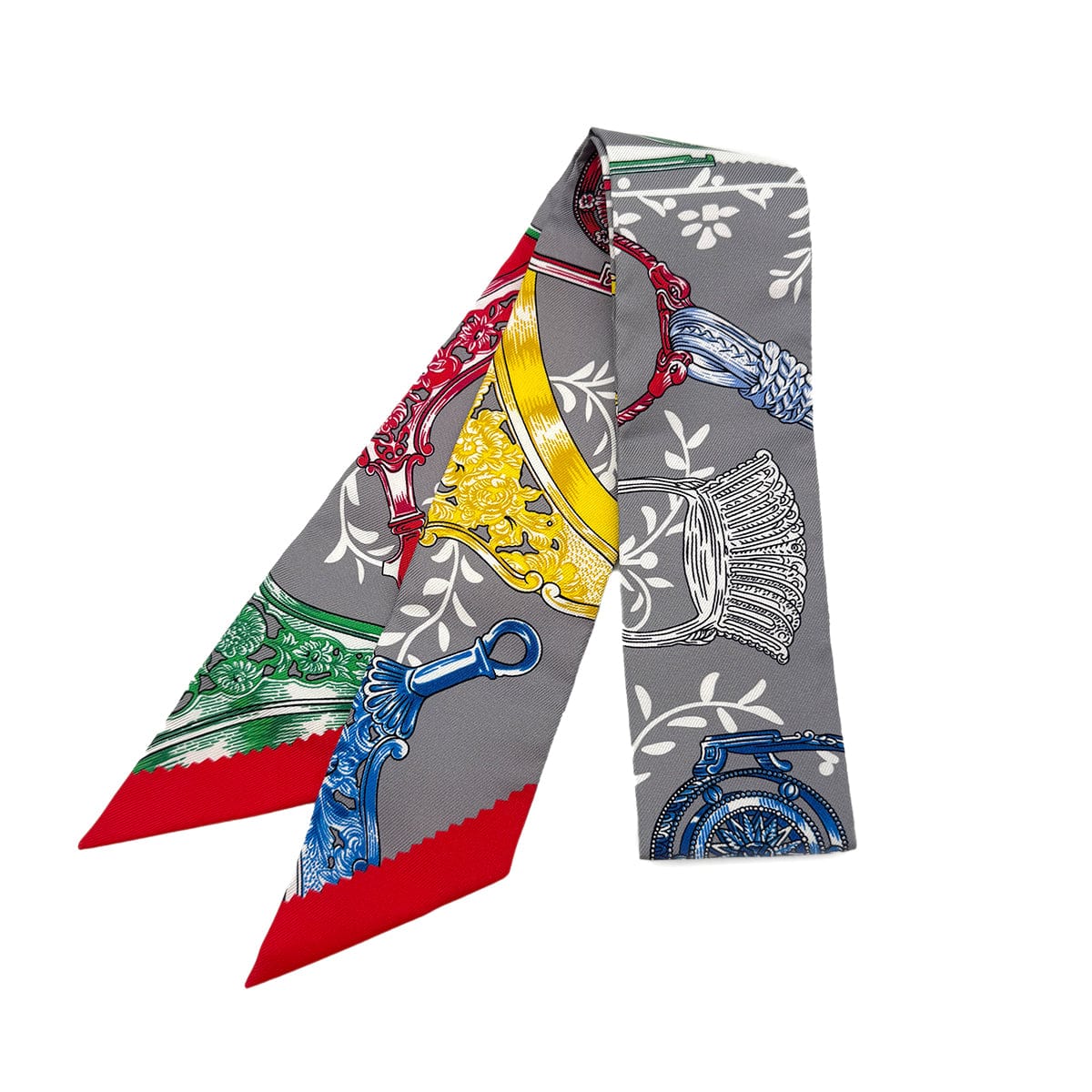 Luxury Promise Japan HERMES TWILLY ETRIERS REMIX SCARF MULTICOLOR SILK 90289367