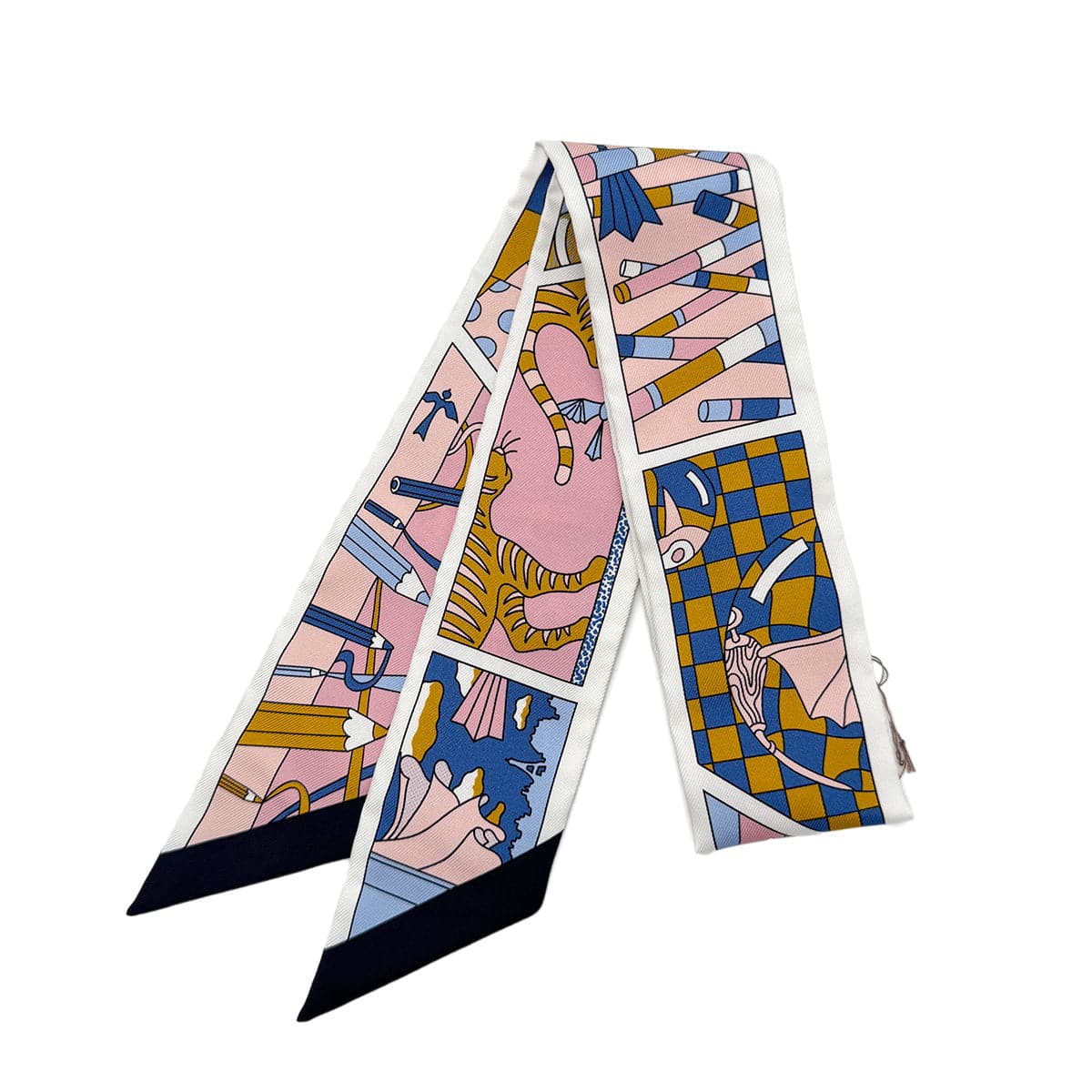 Luxury Promise Japan HERMES TWILLY FACTORY SUITE SCARF MULTICOLOR SILK 90295851