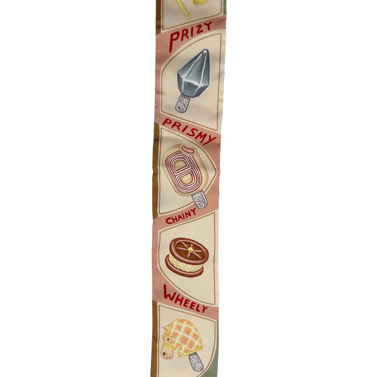 Luxury Promise Japan HERMES TWILLY FUNNY ICE CREAM SCARF MULTICOLOR SILK 90295841