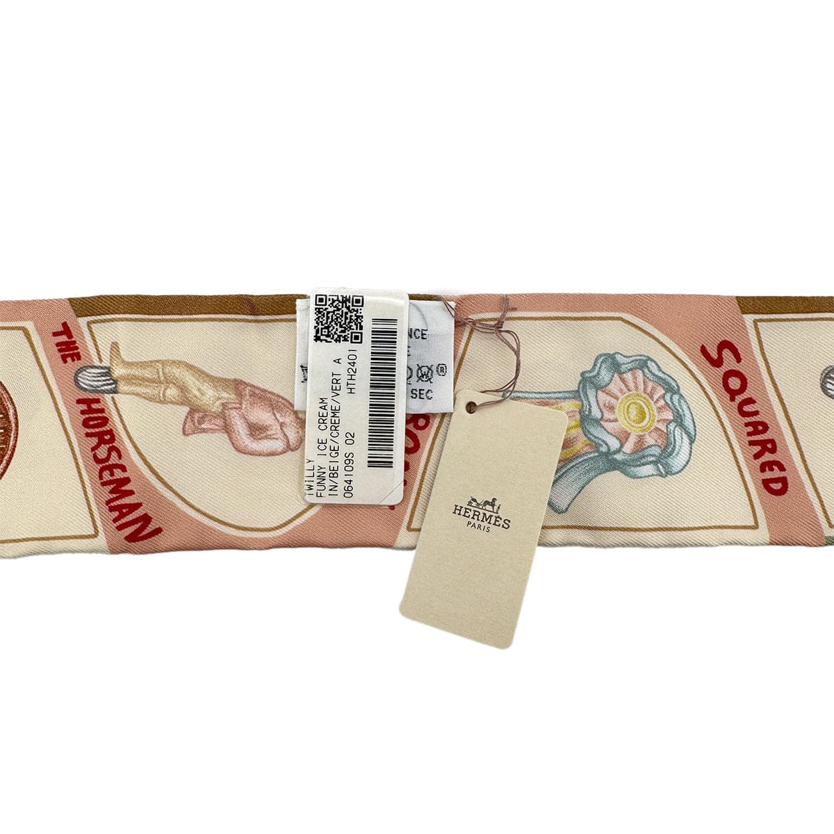 Luxury Promise Japan HERMES TWILLY FUNNY ICE CREAM SCARF MULTICOLOR SILK 90295841